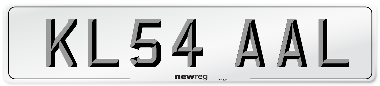 KL54 AAL Number Plate from New Reg